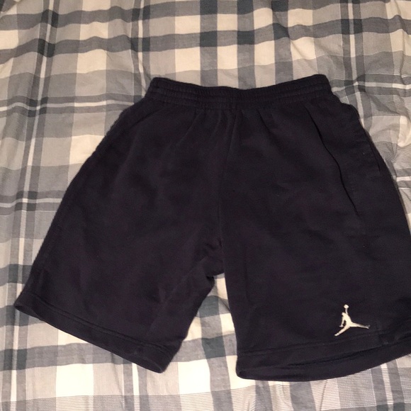 navy jordan shorts